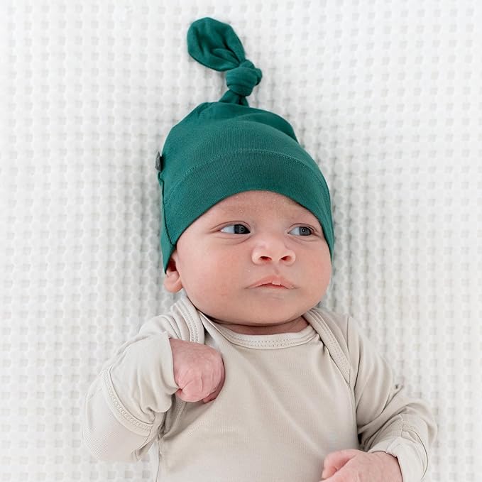 KYTE BABY Unisex Bamboo Rayon Baby Beanie Soft Knotted Cap