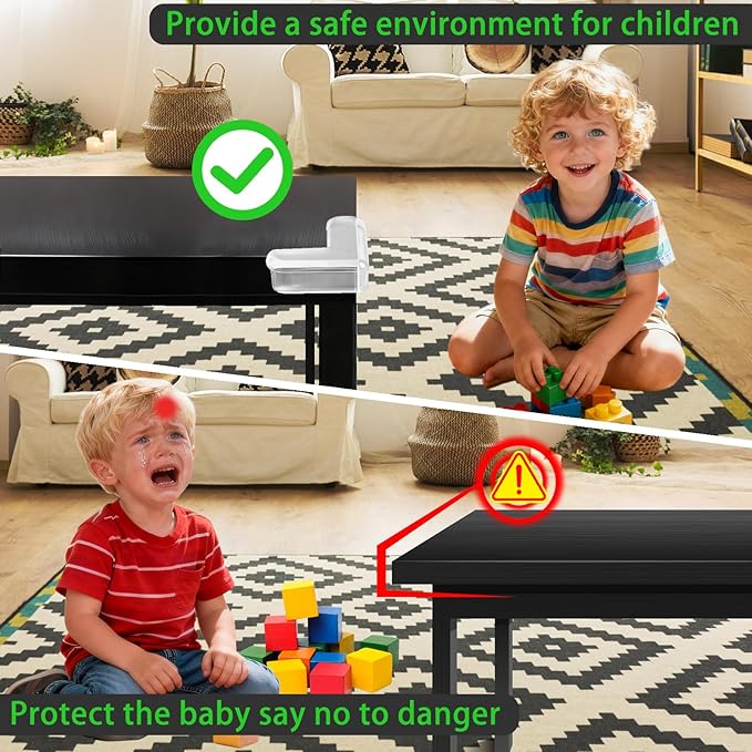 Baby Corner Protector Corner Protector Baby Furniture Corner Protection Transparent Cover Sharp Furniture and Table Top Edges with Adhesive 16 Pack(L-Shaped)