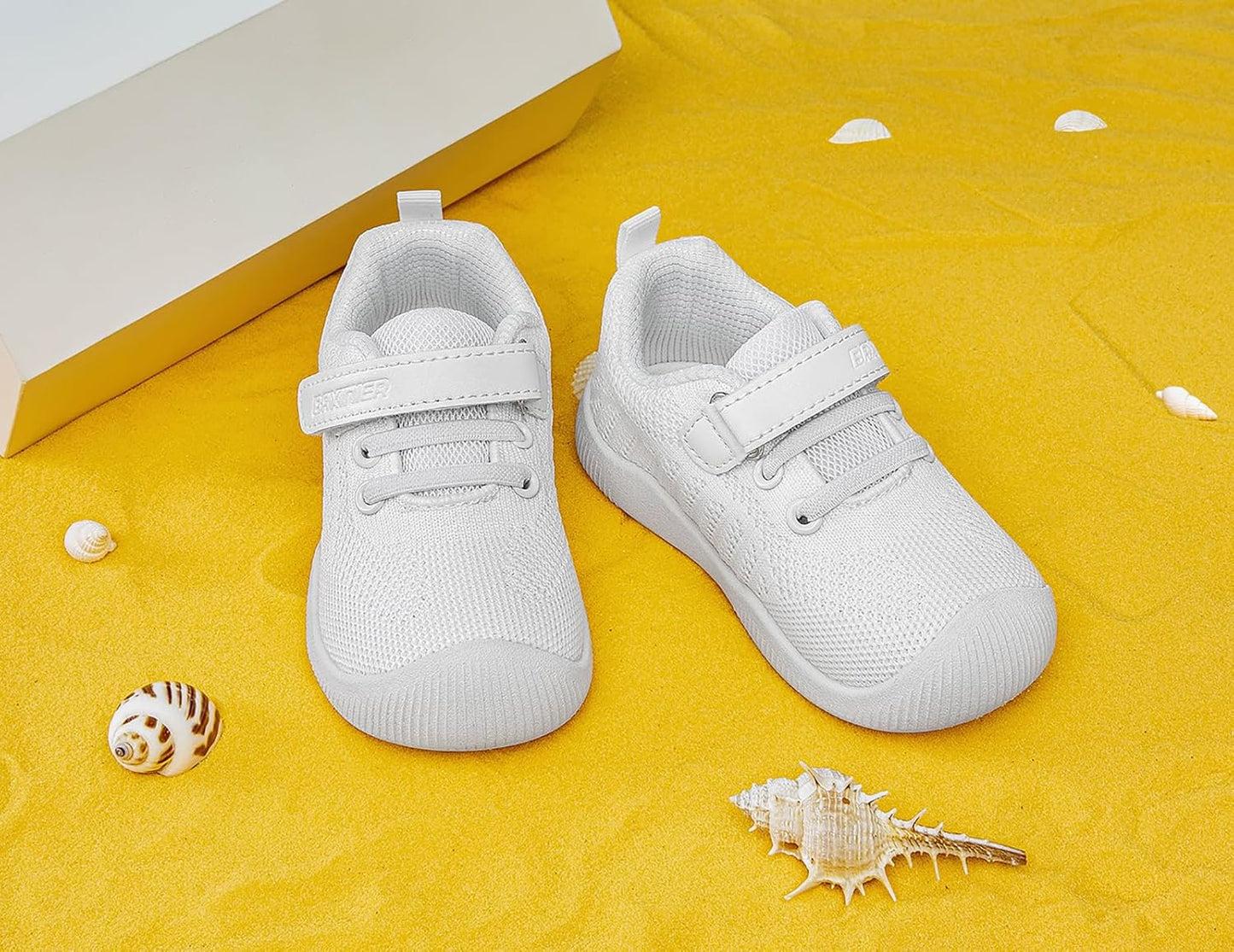 BAXINIER Toddler Boys Girls Sneakers Lightweight Kids Athletic Fashion Walking Tennis Running Shoes