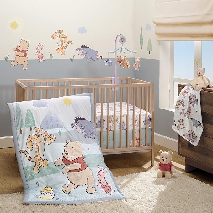 Bedtime Originals Disney Winnie The Pooh & Friends Musical Baby Crib Mobile