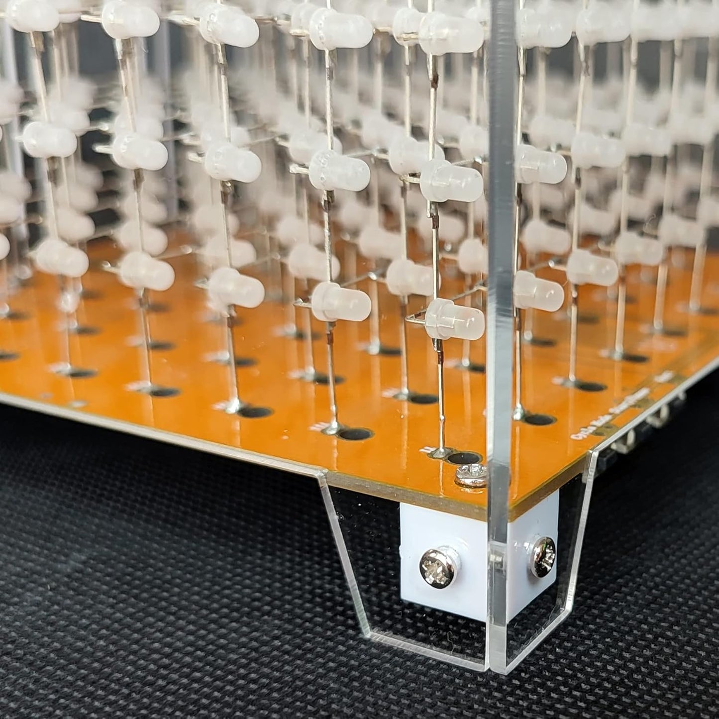 Mini 3D Led Cube DIY Electronics Kit Soldering Project Kit (3D8MINI-CASE-5PS)