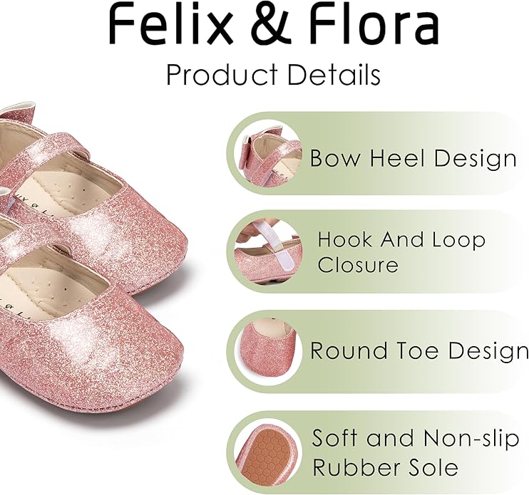 Soft Sole Baby Shoes - Infant Baby Walking Shoes Moccasins Rubber Sole Crib Shoes
