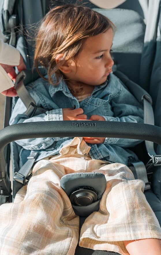 Inglesina Quid³ Stroller, Galaxy Gray - Compact Reclining Travel Stroller for Baby & Toddler 0-55 lbs, One Hand fold, Car seat Compatible, Airplane Overhead, Lightweight, Foldable, XL UPF 50+ Canopy