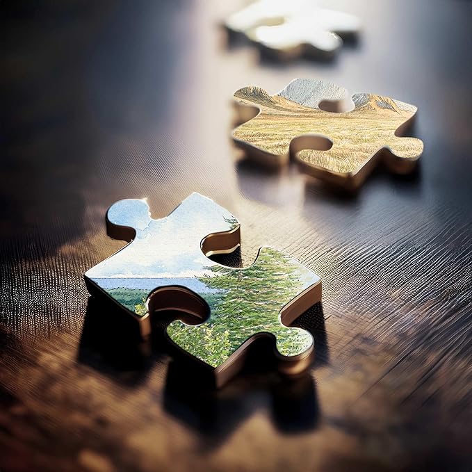 Alaska State Map Jigsaw Puzzle – 1000 Pieces, Hand-Drawn Artwork, Educational Family Puzzle, Includes Poster – 19.8” x 26.4”