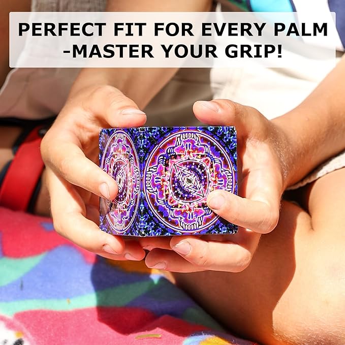 Shashibo Shape Shifting Box - Award-Winning Fidget Toy w/ 36 Rare Earth Magnets - Fidget Cube Transforms Into Over 70 Shapes, Sensory Toy Gift for Kids, Teens, and Adults (Mystic Ocean)