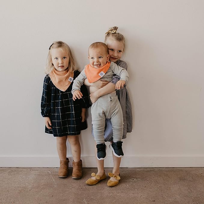 Parker Baby Bandana Drool Bibs 8 Pack Baby Bibs for Boys, Girls, Unisex - Soft & Stylish Teething Bibs for Babies