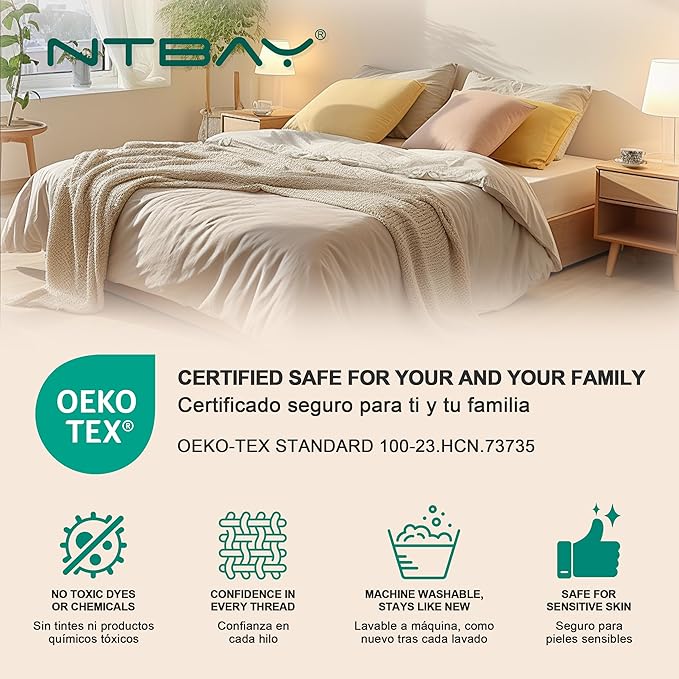 NTBAY 3 Layer Oversized Muslin Cotton Toddler Blanket, 45x60 Inches Jacquard Reversible Nursery Bed Blanket, Super Soft and Thermal Crib Blanket for All Seasons, Baby Gift, 45"x60", Pink Clover