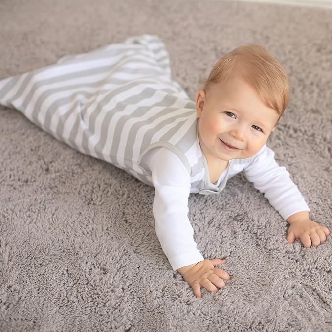 Mama Cheetah Baby Sleep Sack 2.5 TOG, Organic Cotton Baby Wearable Blanket with Two-Way Zipper, Swaddle Transition Baby Sleeping Bag for Newborn Infant Toddler Boy Girl, 24-48 Months