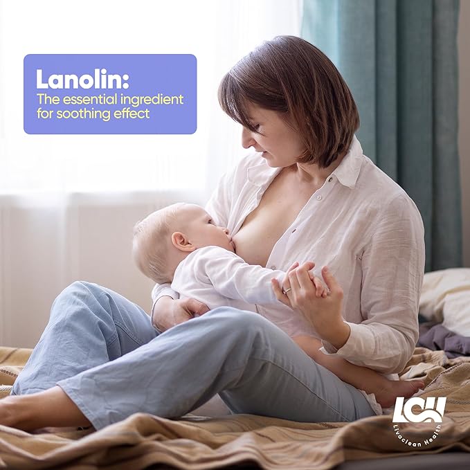 16CT Hydrogel Nipple Pads for Breastfeeding with Lanolin - Cooling Sore Nipple Gel Soothing Pads - Breast Feeding Essentials for Moms by Livaclean Health