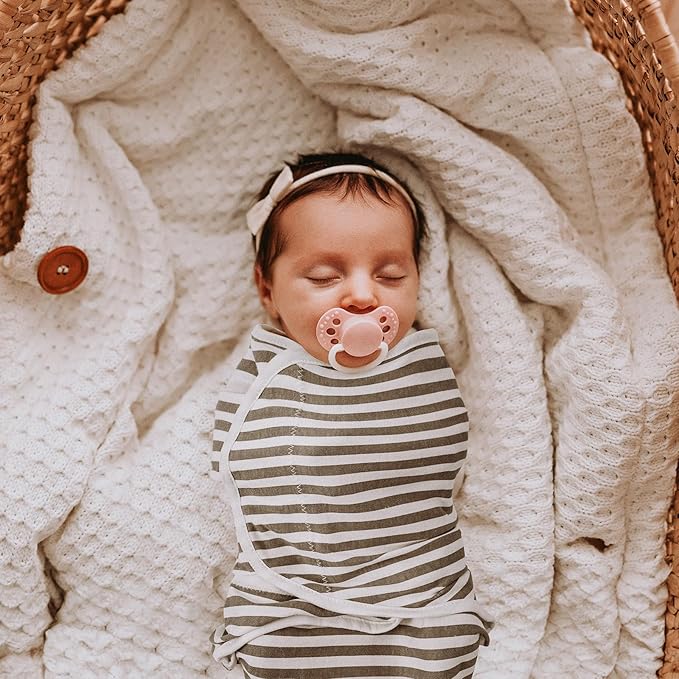 GLLQUEN BABY Newborn Swaddle Blankets for Baby Boy, 3 Pack Baby Swaddles 0-3 Months, Swaddling Sleep Sack, Infant Wrap Swaddle Sack, Elephant & Star & Stripe, Newborn Essentials