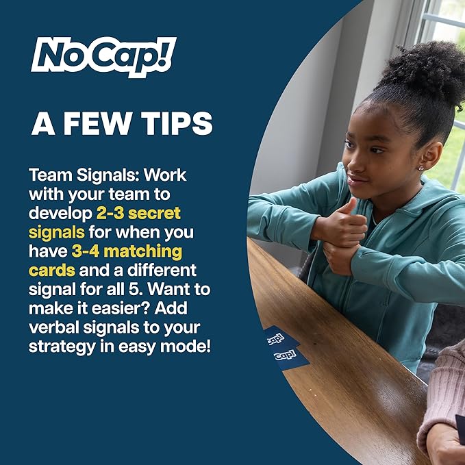 No Cap! – The Ultimate Game Night Card Game for Friends & Family, Perfect for Laughter-Filled Evenings, Includes 65 Cards, Easy Instructions, and Hours of Competitive Fun