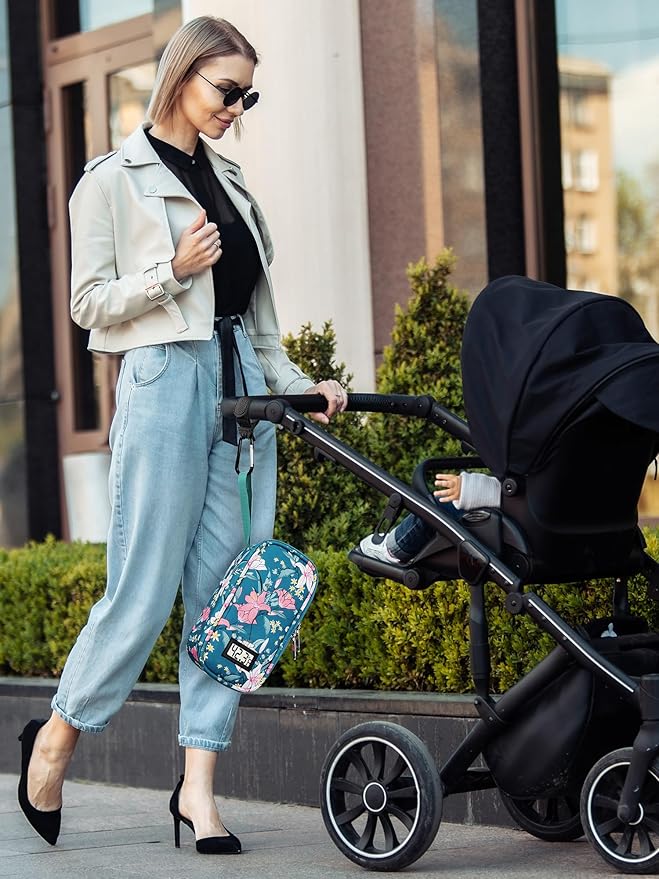 DawnBox Breast Milk Cooler Travel Bag with Real-Time Temp Display - Holds 20oz Breastmilk Storage Bag & Cooling, Portable Breast Milk Cooler Bags with 2 Ice Packs for Breastmilk Storage