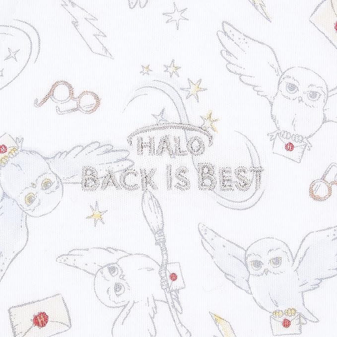 HALO Harry Potter 100% Cotton Sleepsack Swaddle, 3-Way Adjustable Wearable Blanket, TOG 1.5, Harry Potter Messenger, Small, 3-6 Months