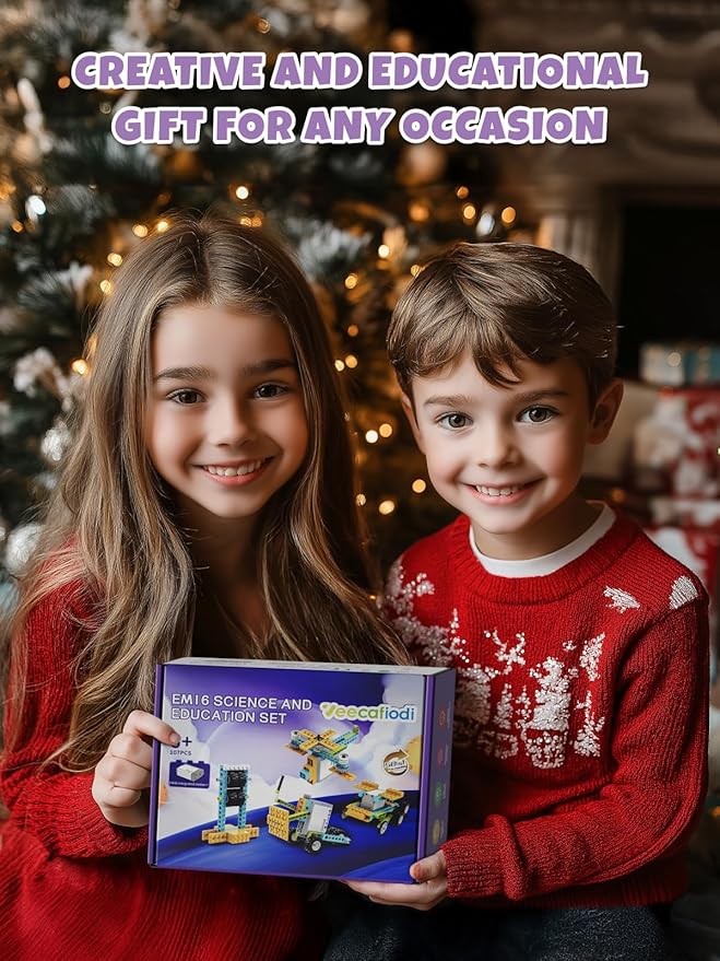 50-in-1 STEM Building Toys for Kids Aged 6-12: 50 Models Science Educational Engineering Blocks Project Kit, Creative Learning Activities for Boys & Girls, for Ages 6-8 8-13