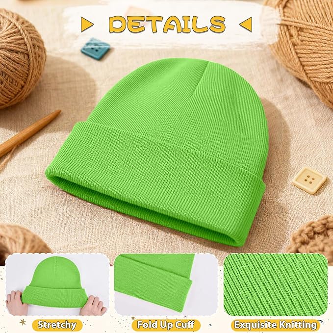 ZOORON Toddler Beanie Baby Kids Beanies Warm Winter Hat Knit Skull Cap for Boys & Girls Soft Children Infant Hat