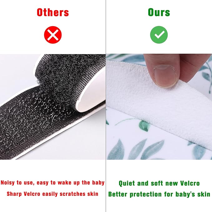 Newborn Sleep Sack Baby Swaddle,Swaddle me 3-6 Month,3-Way Adjustable Wearable Blanket,100% Rayon Cotton Swaddling Sleeping Bag,TOG 0.5 (Leaf, 3-6 Months)