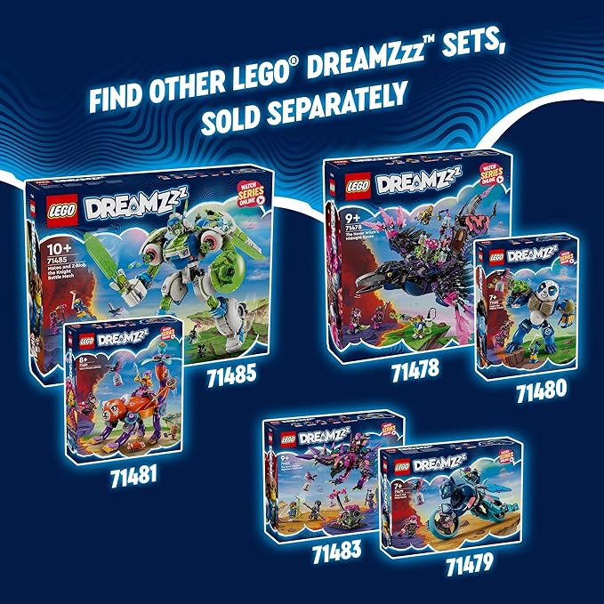 LEGO Dreamzzz Cooper’s Robot Dinosaur C-Rex Building Toys - Dinosaur Toys for Kids, Boy & Girls, Ages 9+ - Birthday Gift for Children - 71484