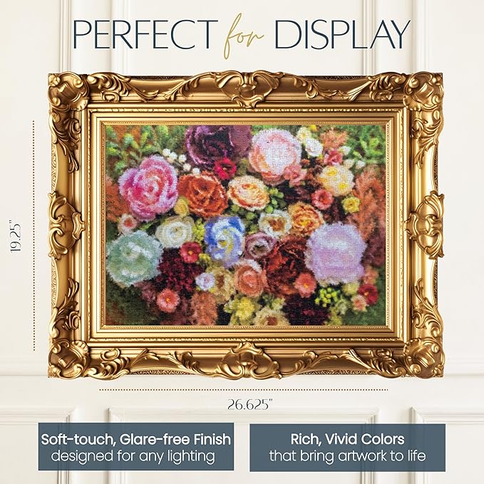 Botanical Reverie Puzzle, Premium 1000 Piece Jigsaw Puzzle for Adults, Glare-Free, Soft-Touch Puzzles, Made in USA, 26.6" x 19.25"