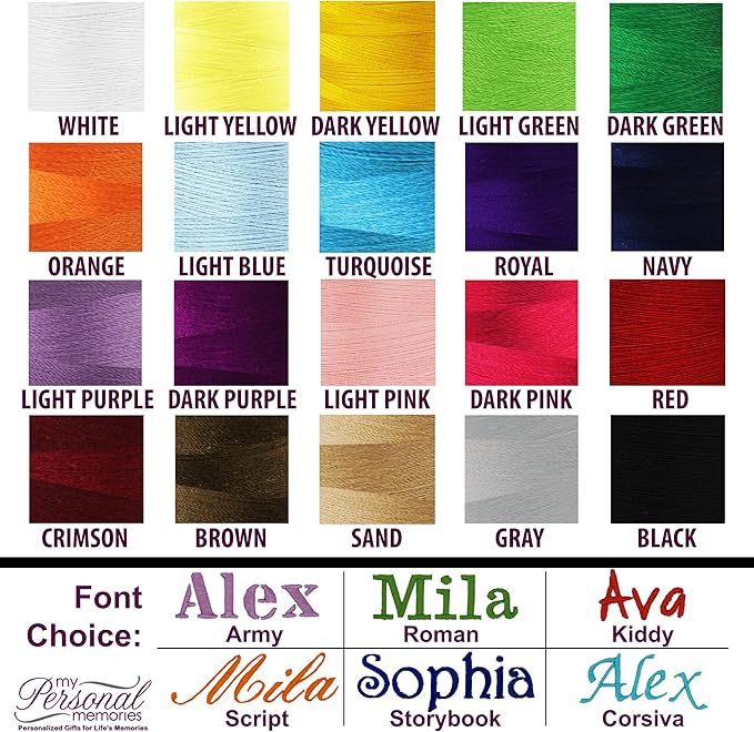 My Personal Memories Customized Baby Hooded Bath Towel - Monogrammed for Girl and Boy - Embroidered (White)