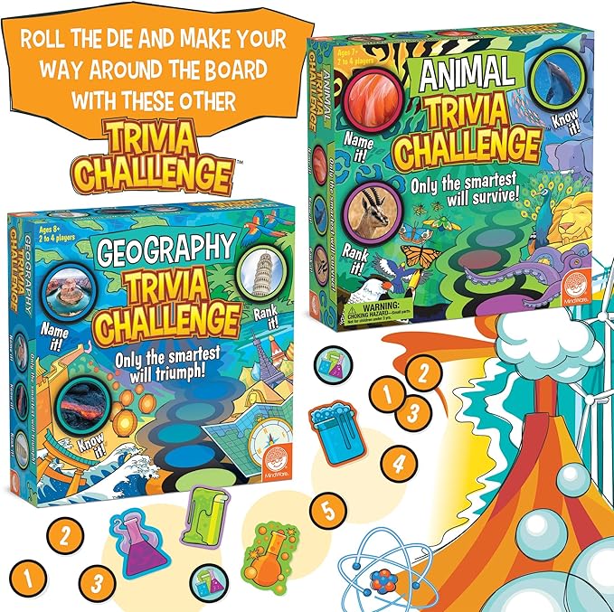 MindWare Science Trivia Challenge Game – Educational & Fun Game for Families & Kids Ages 7 & Up