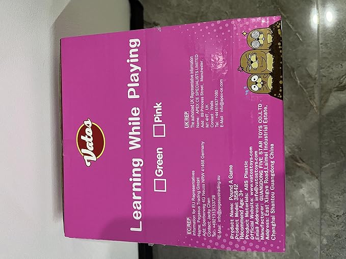 VATOS Hammer Game, Mini Electronic Arcade Game with 2 Hammers, Pounding Toys Toddler Toys for 3 4 5 6 7 8 Years Old Boys Girls, Developmental Toy Interactive Toy