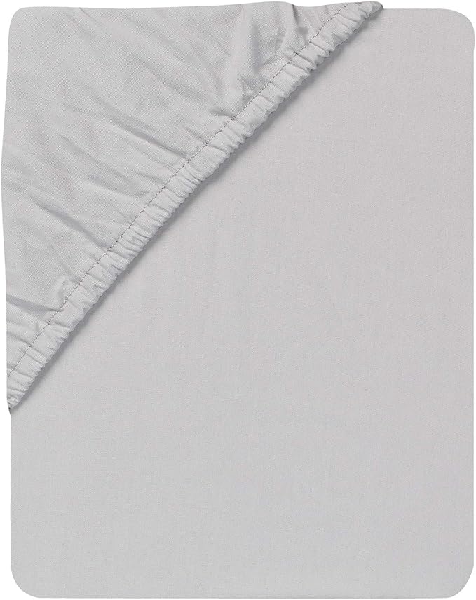 Lambs & Ivy Jungle Safari Elephant 3-Piece Mini Crib Bedding Set - Gray/White