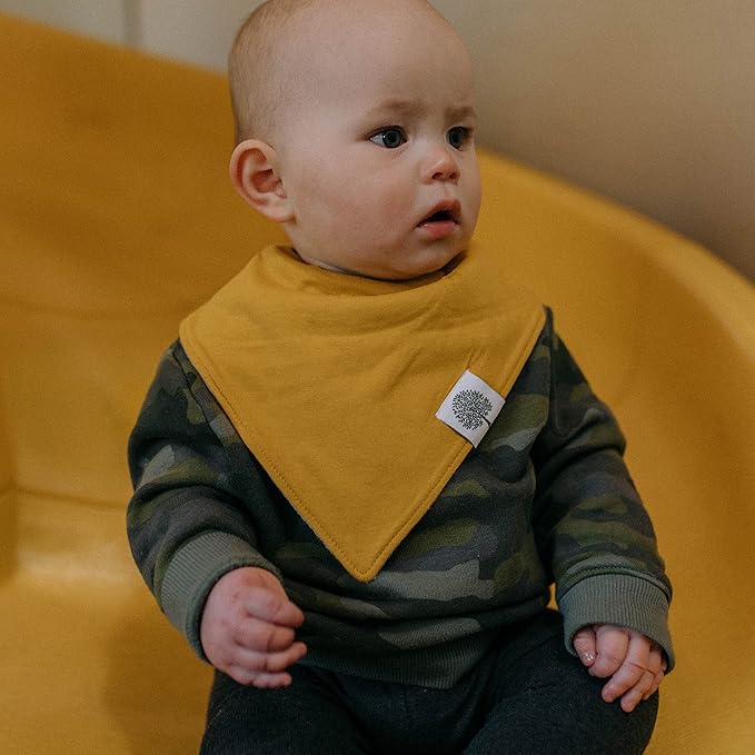 Parker Baby Bandana Drool Bibs 8 Pack Baby Bibs for Boys, Girls, Unisex - Soft & Stylish Teething Bibs for Babies