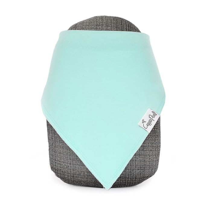 Copper Pearl Baby Bandana Drool Bibs for Drooling and Teething 4 Pack Gift Set Jewel, Soft Set of Cloth Bandana Bibs for Any Baby Girl or Boy, Cute Registry Ideas for Baby Shower Gifts