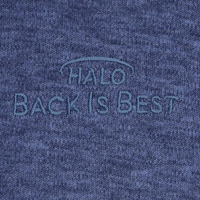 HALO Baby Sleepsack Swaddle Wearable Blanket, 3-Way Adjustable Infant Sleepsack, TOG 1.5, Ideal Temp, Navy/Orange, Small, 3-6 Months, 12-18 Pounds