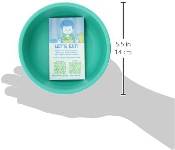 Re-Play 12 Oz. Toddler Bowls for Snack and Everyday Dining - Dishwasher and Microwave Safe - Made in USA - Set of 3-5.75" x 5.75" x 2" - Aqua Asst