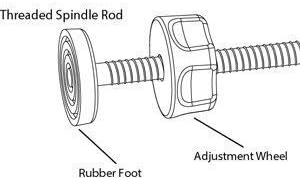 Vmaisi 4 Pack 8MM Baby Gate Threaded Spindle Rod, Replacement Hardware Parts Kit for Pet & Dog Pressure Mounted Safety Gates - Extra Long Wall Mounting Accessories Screws Rods Adapter Bolts Black