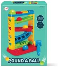 Durable Pound A Ball Toys for Toddler, Stacking, Learning, Active, Early Developmental Hammer Montessori Toys, Fun Gifts for Boy & Girl - STEM Educational Toy - Great Birthday Gift Ages 1 2 3