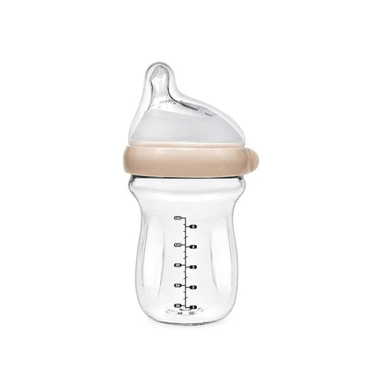 Haakaa Generation 3 Glass Baby Bottle 6 oz/160 ml, 1 PK (Peach)