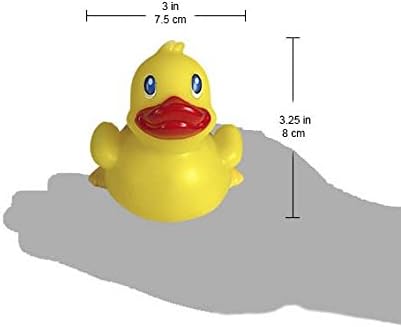 3" Cowboy Rubber Duck [[Sealed Hole, Floats Upright] - Baby Safe Bathtub Bathing Toy