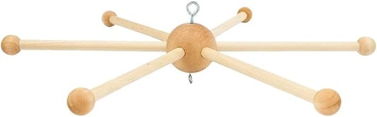 Wooden Mobile Frame Kit - Bed Bell Wind Chimes Crib Hanger Bedroom Ceiling Mobiles Toy Decoration Wind Chime