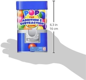 Learning Resources Pop For Addition & Subtraction Math Game - Number Flash Cards, Math Manipulatives, Classroom Must Haves, Homeschool, Montessori, Board Games, Gifts for Boys and Girls