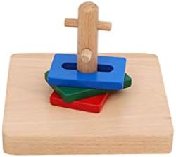 Adena Montessori Twist & Sort Dowel Set Preschool Equipment Early Development Baby Toy Montessori Fine Motor Skills Development