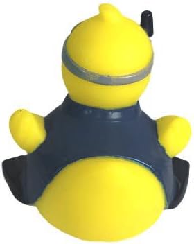 3" Snorkel Rubber Duck [Sealed Hole, Floats Upright] - Baby Safe Bathtub Bathing Toy