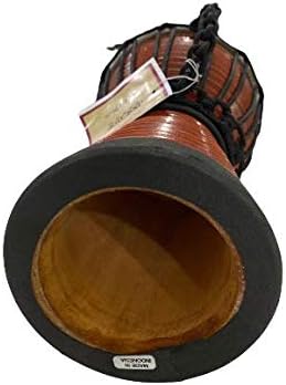 Drum Djembe is a Rope goat skin Covered Goblet African Drum Played by Hands West Africa style jembe for drums circle and more (6x12 carved) Designed in the USA
