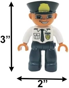 People Figures for Kids - Preschool Toys Building Blocks People Set for Kids - Compatible with Major Brands Building Blocks for Toddlers 1-6 - STEM Building Toys - (16 Toy Figures People)