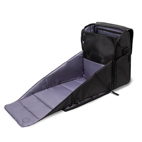 PAPERCLIP Diaper Bag Backpack with Patented Changing Station - Unisex Baby Bag for Travel - Large Eco-Friendly Diaper Bags for Mom and Dad (Forest Black)