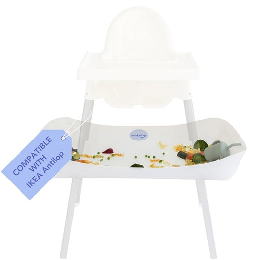 CATCHY - Food Catcher - Compatible with IKEA Antilop High Chair + 11 Other High Chairs - Highchair Sold Separately - Baby & Toddler Food & Mess Catcher - Under High Chair Accessory