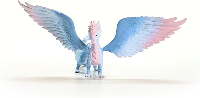 Schleich Bayala - Large, 13" Crystal Dragon Toy. Pretty, Movable Wing Fantasy Action Figure for Girls and Boys. Fun, Imaginative Play Fairy Figurine, Cute Mystical Toys for Kids Ages 5+, 70833