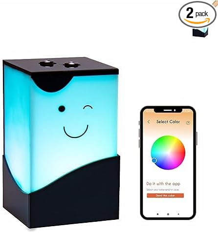 Telepathy Toddlers – Cute Long Distance Lamps for Christmas- Wi-fi enabled LED Touch Lamp, Distance Lights with Zero Subscription, Lifetime Free Connection | Friendship Day & New Year Gifts (Wink)