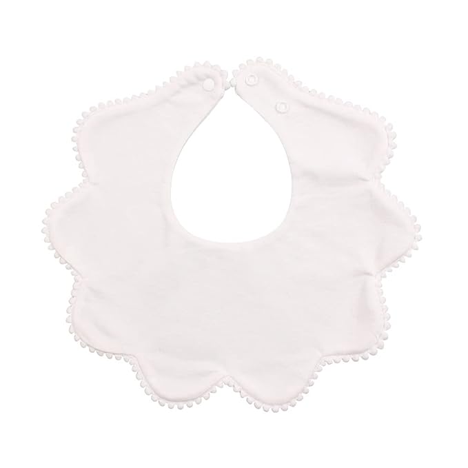 JANGANNSA 3 PCS Flower Baby Bibs Infant Burp Clothes for Baby Girls Saliva Towel Cotton Infant Toddler Girls Bibs(3 PCS -B)