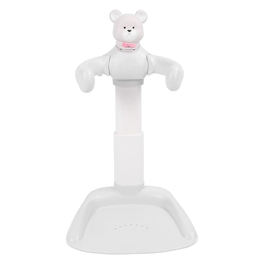 Baby Bathtub with Shower Stand Support, Anti Pinch Support Baby Shower Stand, Adjustable Shower Tower Anti Slip for Toddler Standing Up Themselves, for Infants 8-36 Months