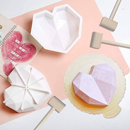 18 Pieces Mini Wooden Hammers Gavel Toy for Kids, Natural Wood Crab Lobster Seafood Mallets