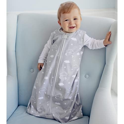 Mama Cheetah Baby Sleep Sack 0.5 TOG, Organic Cotton Baby Wearable Blanket, Swaddle Transition Baby Sleeping Bag, Boy Girl Newborn Infant, XXL (24-48 M)