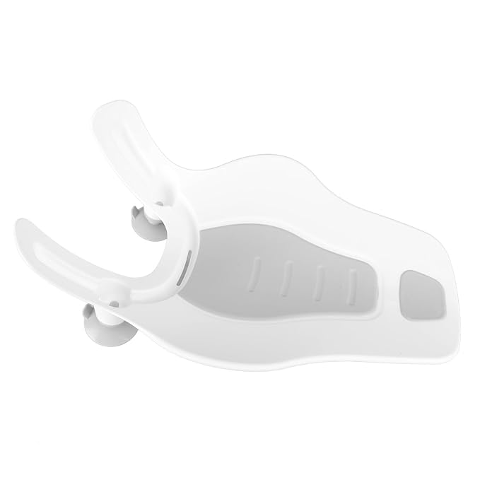 Clean Rinse Baby Bather, Folding Portable Washing Infant Lying Bather for Boy Girl, Multifunction Quick Dry Bath Support for Use on The Counter Sink Bathtub Summer (Grey)