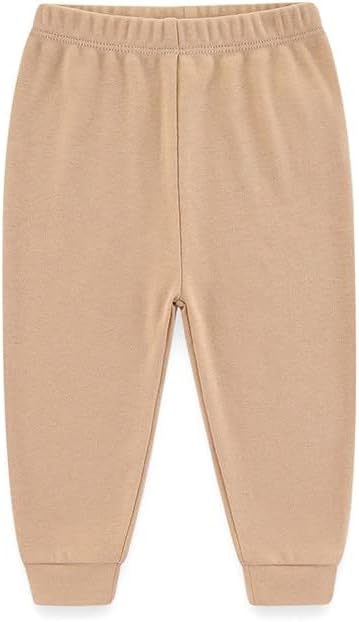 Unisex Newborn Baby Cotton 4-Pack Pants Embroidery Pringting Casual Leggings 0-24 Months for Boys and Girls